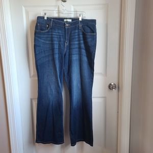 Levis Womens Plus Size 580 Bootcut Jeans Sz 18m